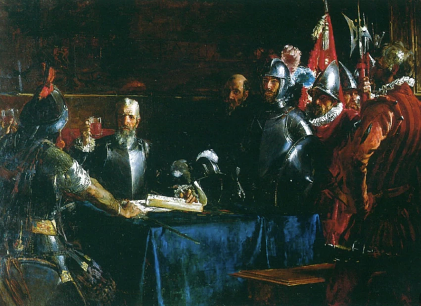 Juan Luna - Il patto di sangue, Palazzo di Malacañan, San Miguel
